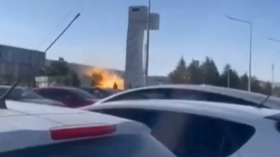 أول لحظات لهجوم إرهابي دموي على شركة الصناعات الجوية في أنقرة