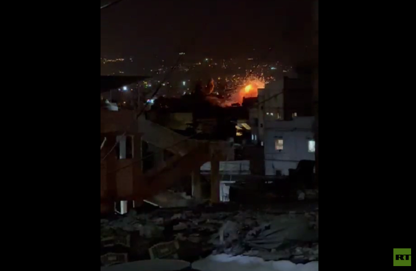 غارات إسرائيلية مكثفة فجرا على ضاحية بيروت الجنوبية وموجة نزوح كبيرة للسكان (فيديو)