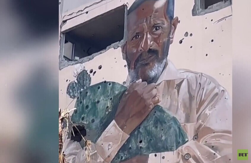 "جداريات التحدي" على مباني غزة المدمرة