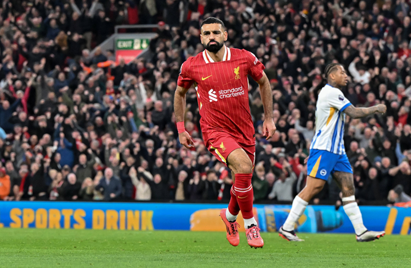 صلاح يتخطى رقم أسطورة ليفربول ويواصل كتابة التاريخ في الدوري الإنجليزي