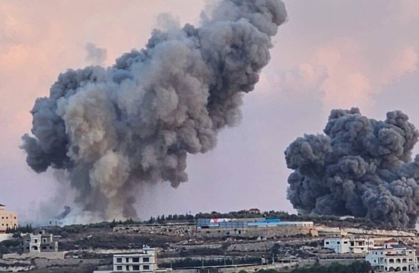 مراسلنا: ارتفاع حصيلة قتلى الغارة الإسرائيلية على بلدة برجا في جبل لبنان إلى 30