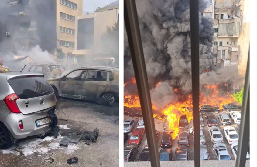 السيطرة على حريق شارع الحمرا في بيروت بعد تسببه بأضرار كبيرة للممتلكات