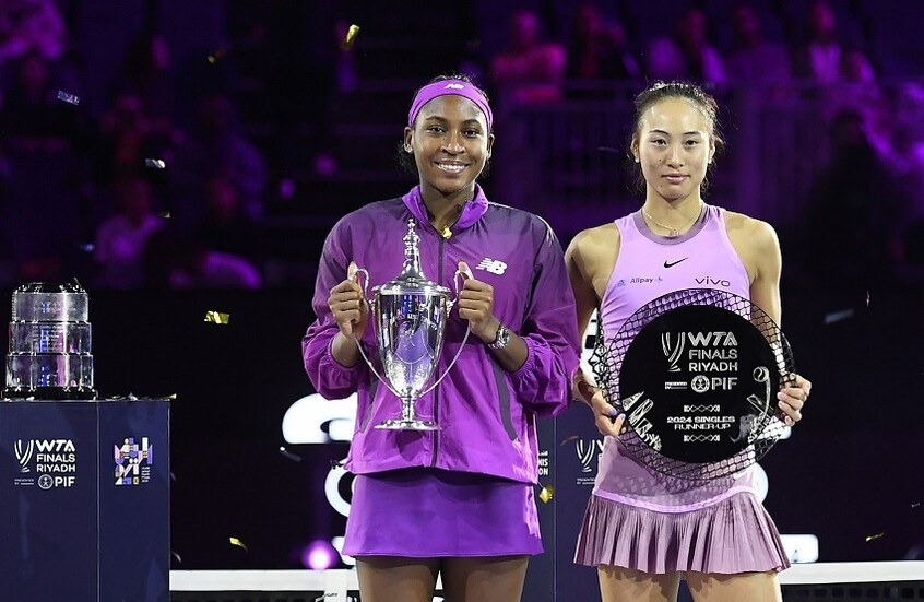 السعودية.. الأمريكية غوف تتوج بالبطولة الختامية للتنس (فيديو)