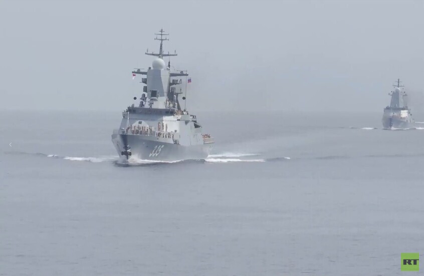 مناورة روسية إندونيسية بحرية مشتركة "أورودا-2024"