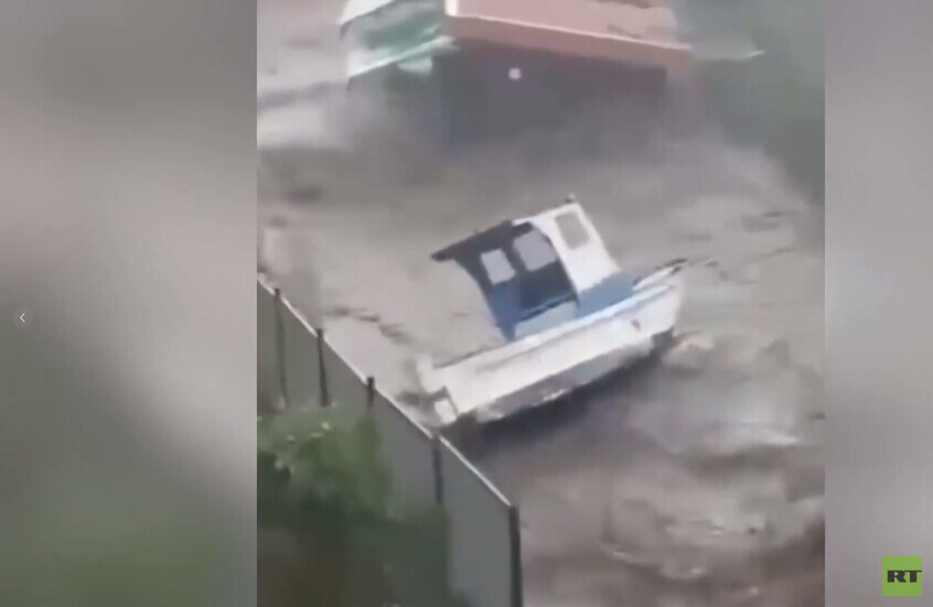 أمطار غزيرة وعواصف تضرب جزيرة صقلية الإيطالية