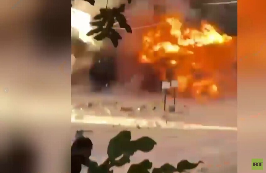 الغارة الإسرائيلية على منطقة برج البراجنة في بيروت