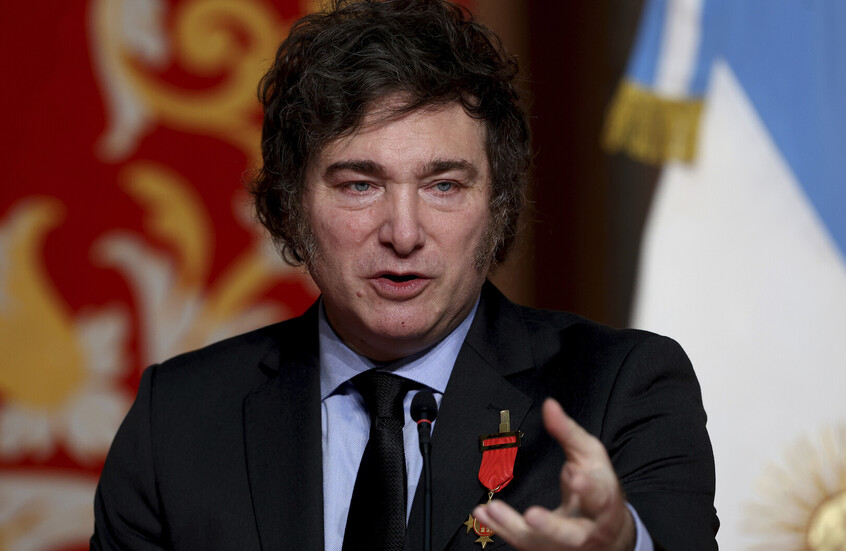 بالفيديو.. الرئيس الأرجنتيني يقلد رقصة ترامب الشهيرة