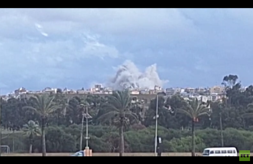 مراسلنا: غارة اسرائيلية تستهدف محيط ثكنة الجيش اللبناني في مدينة صور جنوب لبنان