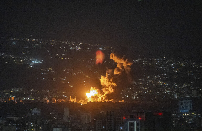 غارات إسرائيلية عنيفة استهدفت ضاحية بيروت وجنوب لبنان فجرا (صور + فيديو)