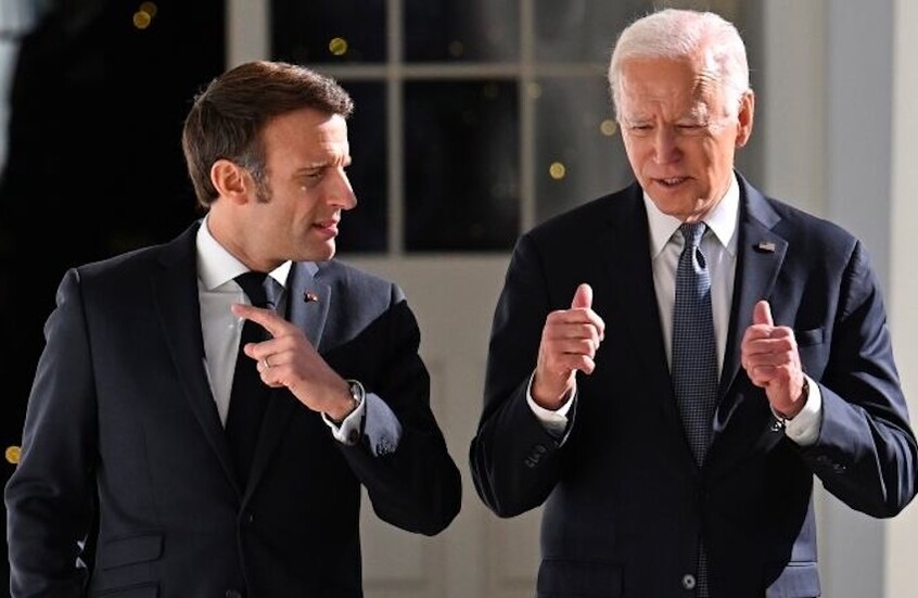 بايدن وماكرون يبحثان جهود وقف إطلاق النار في لبنان