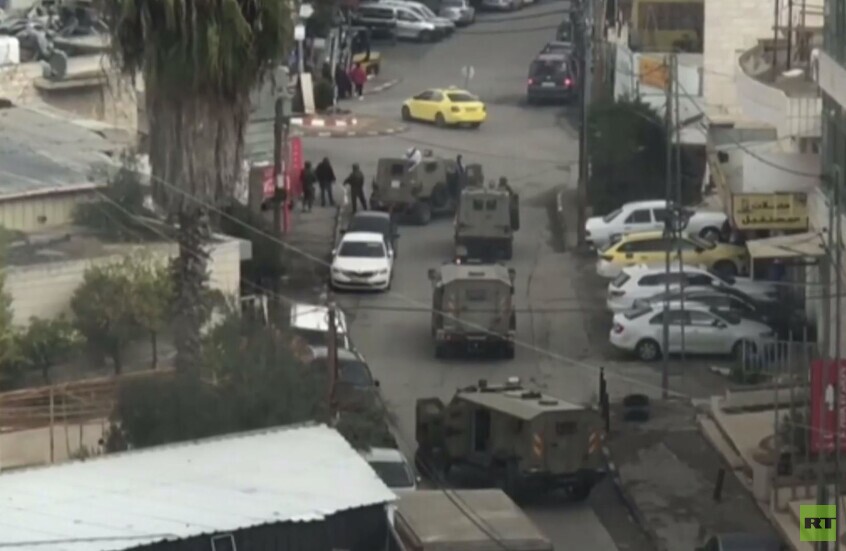 اقتحام القوات الإسرائيلية مدينة البيرة في الضفة الغربية