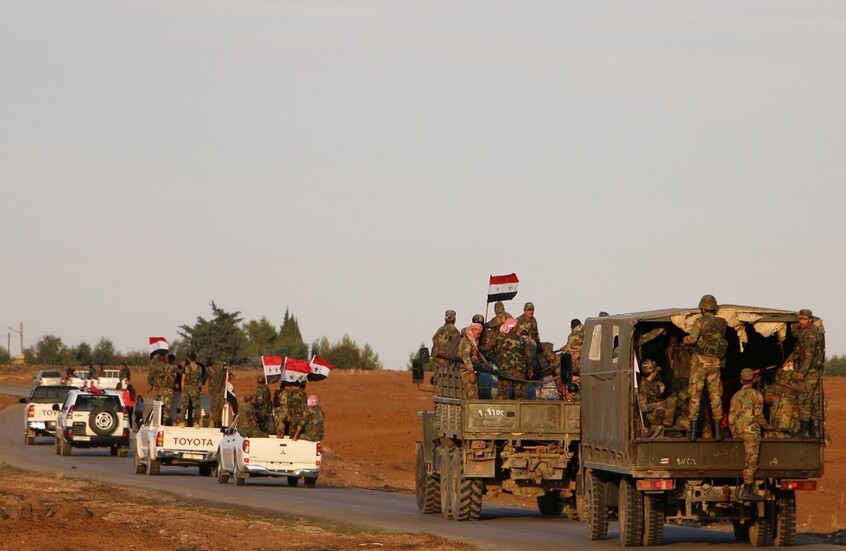 "النمر" يصل حلب والجيش السوري يغلق الطريق الدولي من وإلى المدينة (صور)