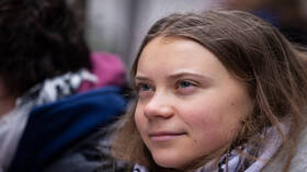 ناشطة سويدية تشارك في مسيرة حاشدة في تبليسي ضد نتائج الانتخابات