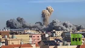 غارة إسرائيلية على منطقة الشويفات في الضاحية الجنوبية لبيروت