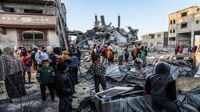 آخر التطورات الميدانية في اليوم الـ414 للحرب على غزة (صور)