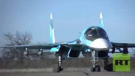 مقاتلة "Su-34" الروسية تستهدف موقعا للقوات الأوكرانية قرب كورسك
