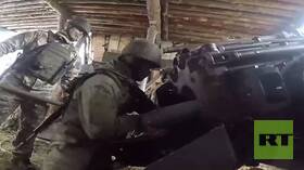 مدافع "Giatsint-B" الروسية تدمر معاقل ووحدات قتالية أوكرانية