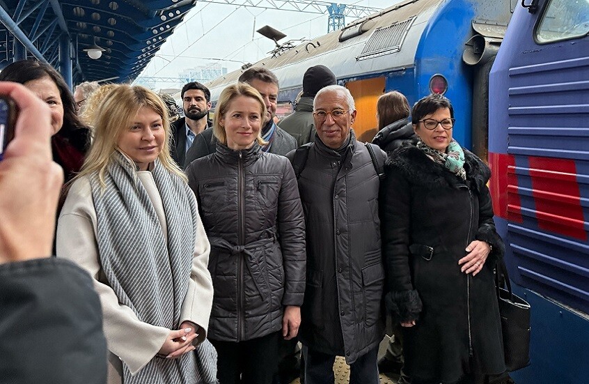 في أول زيارة منذ توليهم مناصبهم.. مسؤولون أوروبيون يصلون كييف