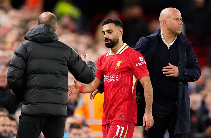 صلاح يشتبك مع نجم مانشستر سيتي