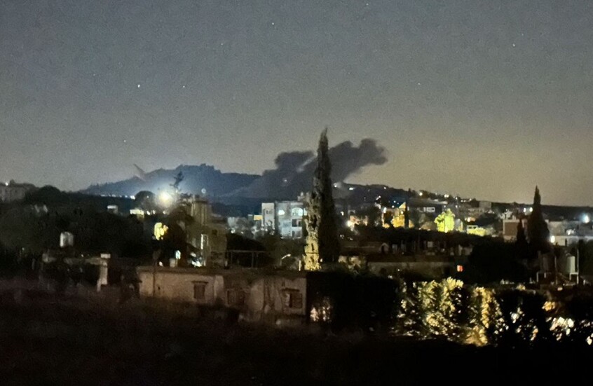 الجيش الإسرائيلي يعلن شن غارات على أهداف في لبنان