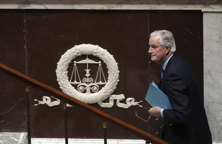 وسائل إعلام فرنسية: ميشيل بارنييه سيقدم استقالة حكومته الخميس