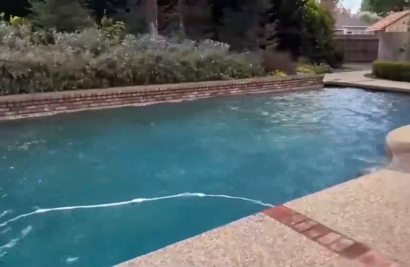 سكان كاليفورنيا يسجلون مشاهد لمياه مسابح تهتز بشدة بعد الزلزال