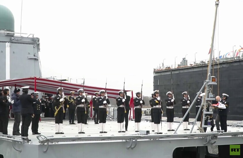 روسيا تسلم الجيش الهندي فرقاطة بنيت في مدينة كالينينغراد