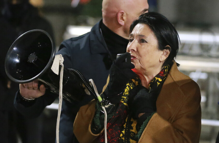 زورابيشفيلي ترفض الاعتراف بانتخاب رئيس جديد في جورجيا