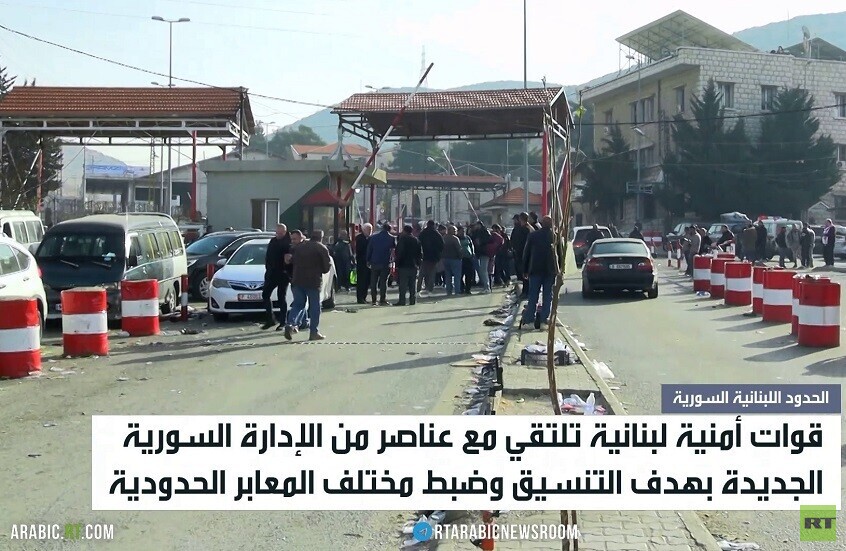 لبنان.. تنسيق مع الإدارة السورية الجديدة