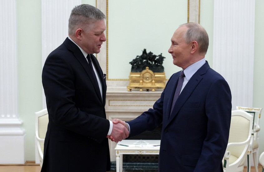 "له بعد سياسي خارجي قوي للغاية".. الرئيس السلوفاكي يعلق على لقاء فيتسو وبوتين