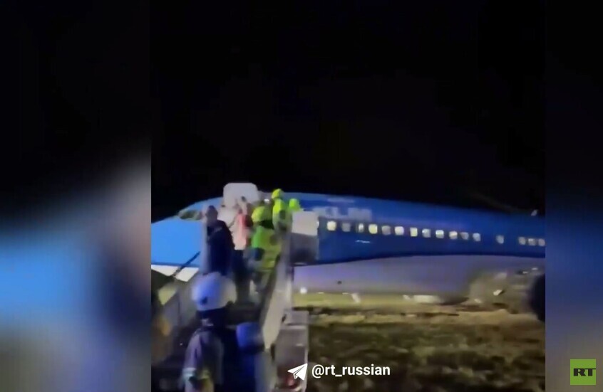 طائرة تخرج عن مسارها في أوسلو