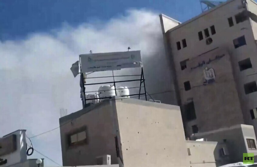 مقتل 7 فلسطينيين بقصف إسرائيلي على مستشفى الوفاء في غزة