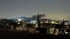 الجيش الإسرائيلي يعلن شن غارات على أهداف في لبنان