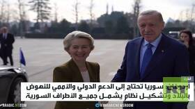 أردوغان: سوريا تحتاج دعما دوليا وأمميا