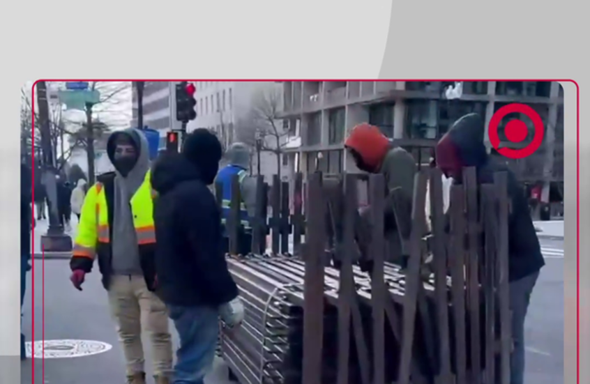 تركيب حواجز أمنية إضافية استعدادا لتنصيب ترامب