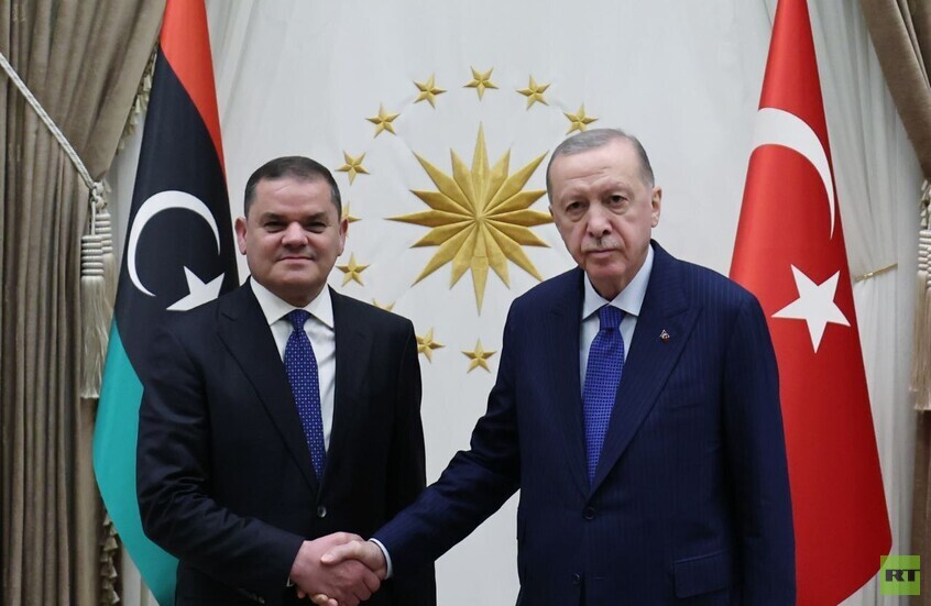 أردوغان يلتقي الدبيبة في أنقرة