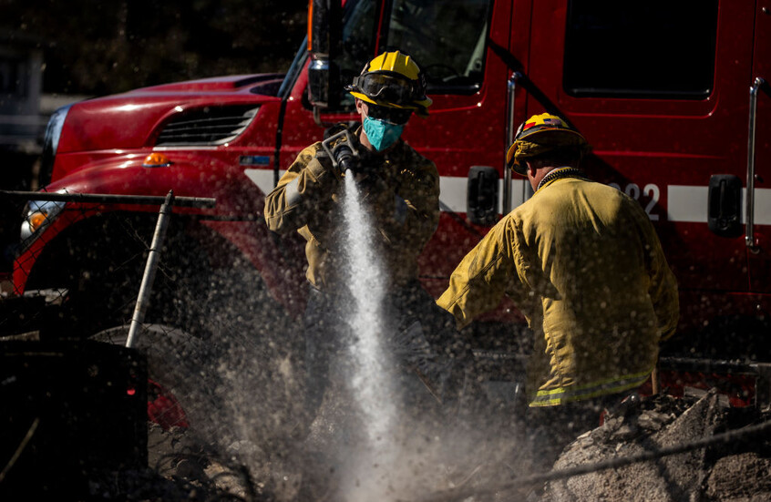 حريق هائل يدمر كازينو في المكسيك (فيديو)