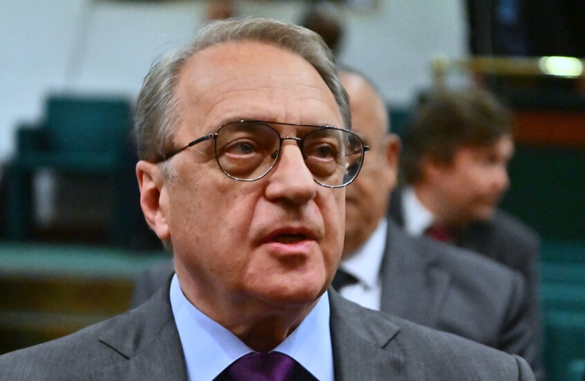 بوغدانوف يناقش مع ممثل حركة فتح وقف إطلاق النار في غزة