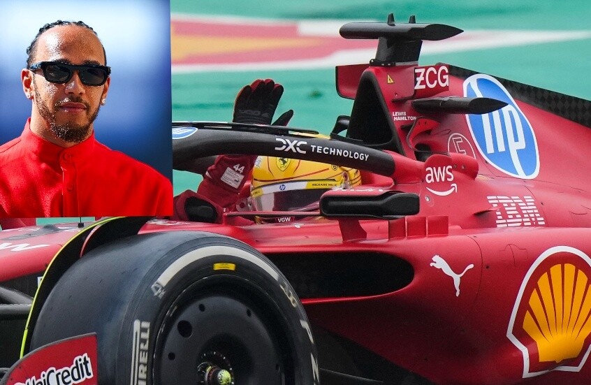 كيف كانت تجربة لويس هاميلتون الأولى مع سيارة فيراري؟