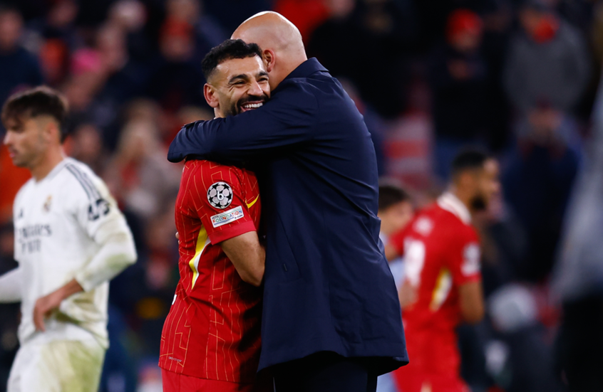 مدرب ليفربول يصف صلاح بكلمة واحدة