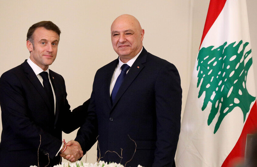 عون يتواصل مع ماكرون لمواجهة التصعيد الإسرائيلي في الجنوب اللبناني