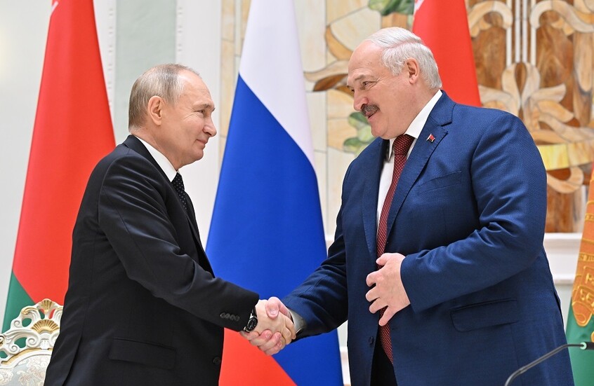 بوتين يهنئ لوكاشينكو بإعادة انتخابه رئيسا لبيلاروس