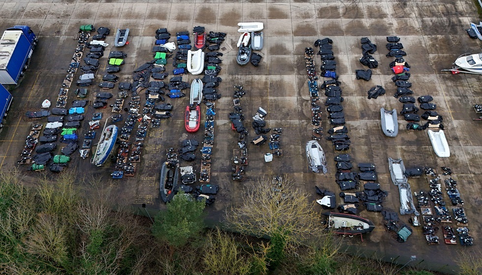 مقارنة بالعام 2023 ارتفاع عدد المهاجرين الذين وصلوا المملكة المتحدة في 2024