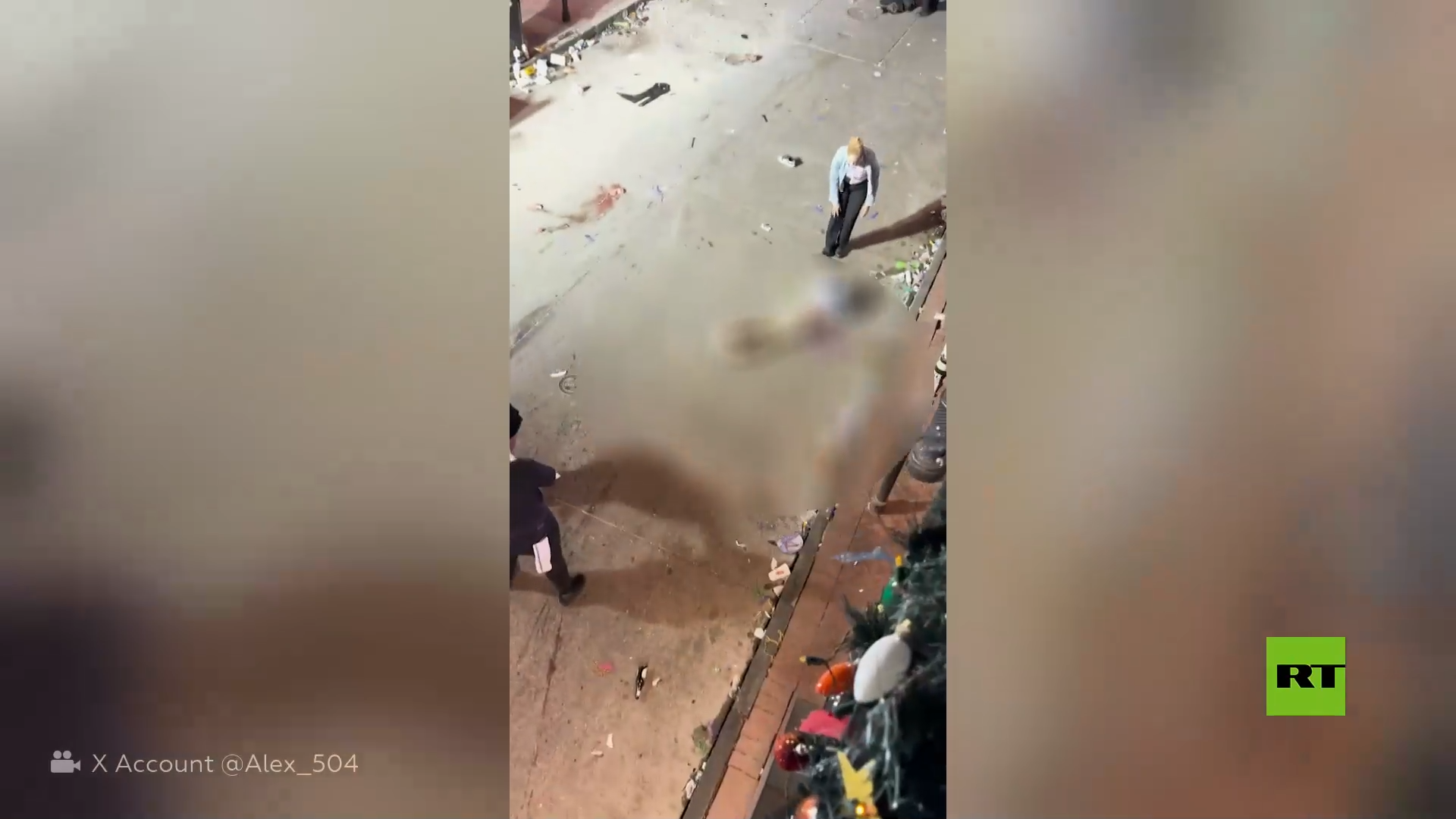 مشاهد مروعة من مكان هجوم نيو أورليانز
