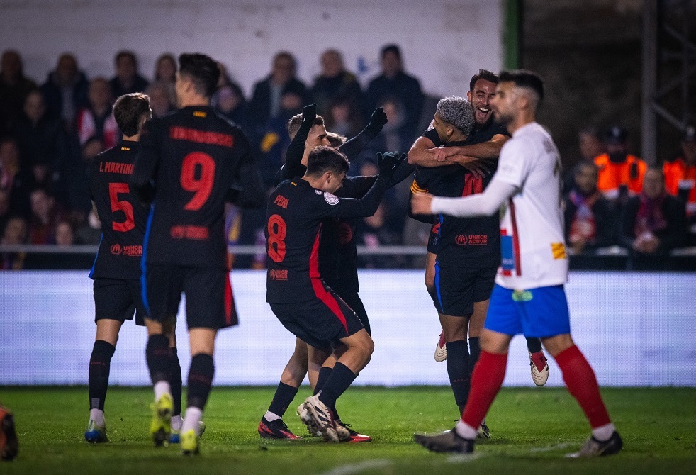 برشلونة إلى ثمن نهائي كأس الملك (فيديو)