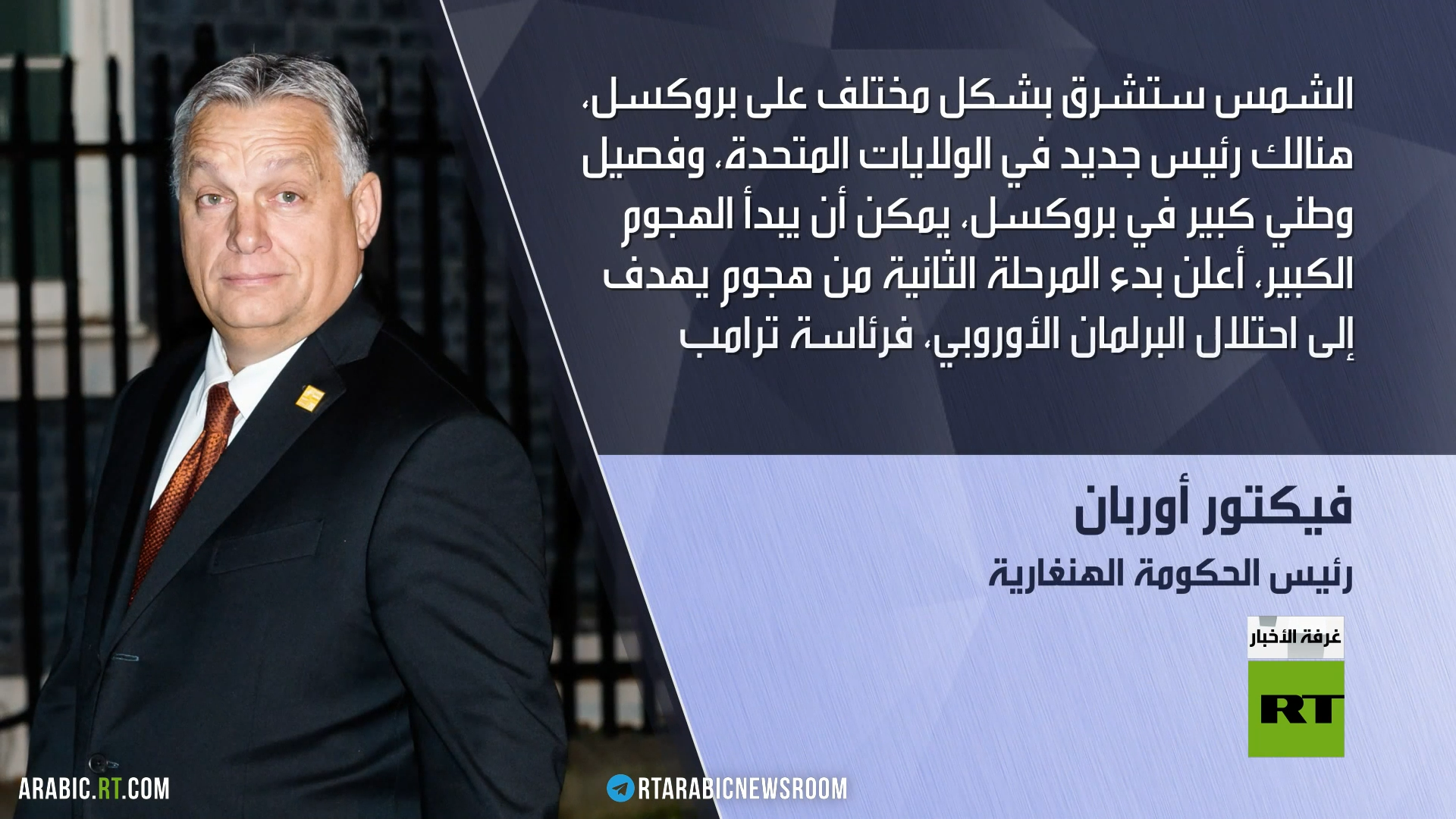 أوربان: شمس جديدة تشرق على أوروبا