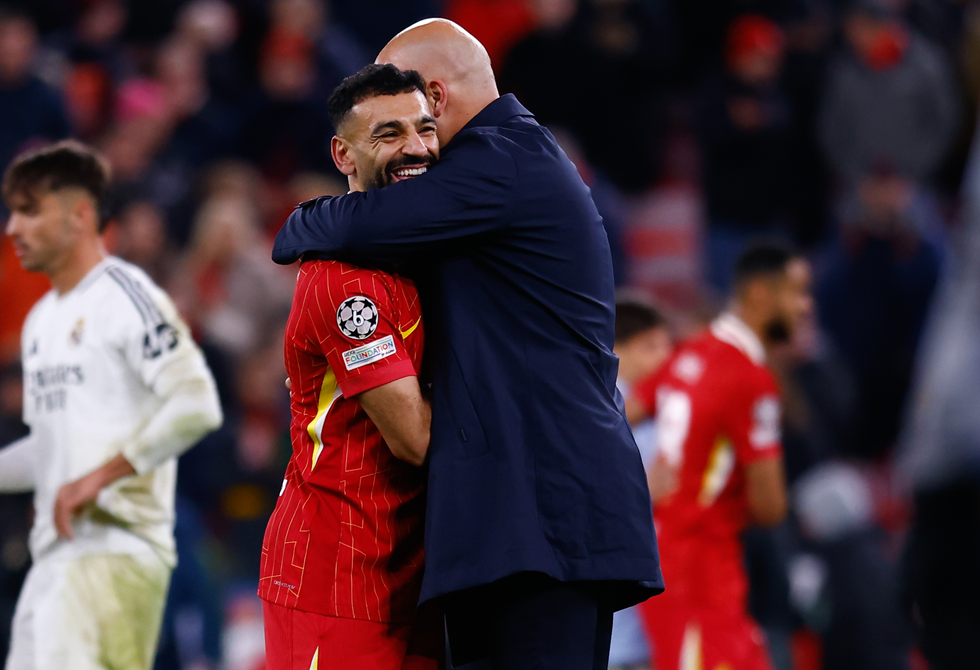 مدرب ليفربول يصف صلاح بكلمة واحدة