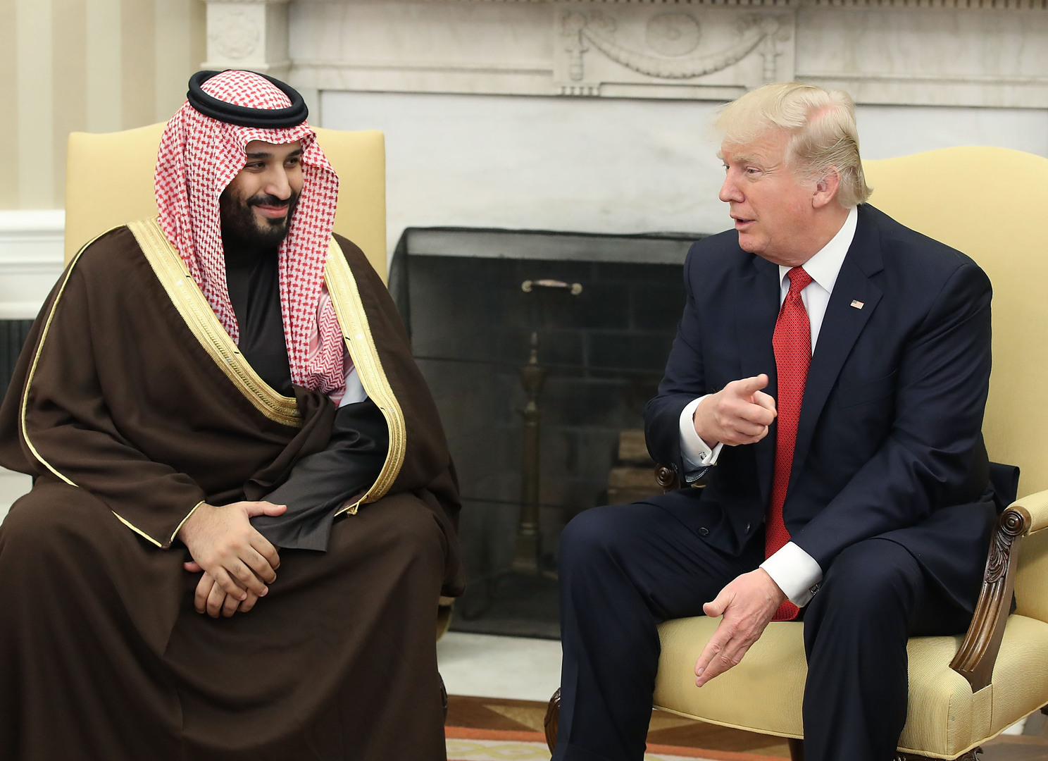 بن سلمان يؤكد لترامب رغبة المملكة بتوسيع استثماراتها مع الولايات المتحدة إلى 600 مليار دولار