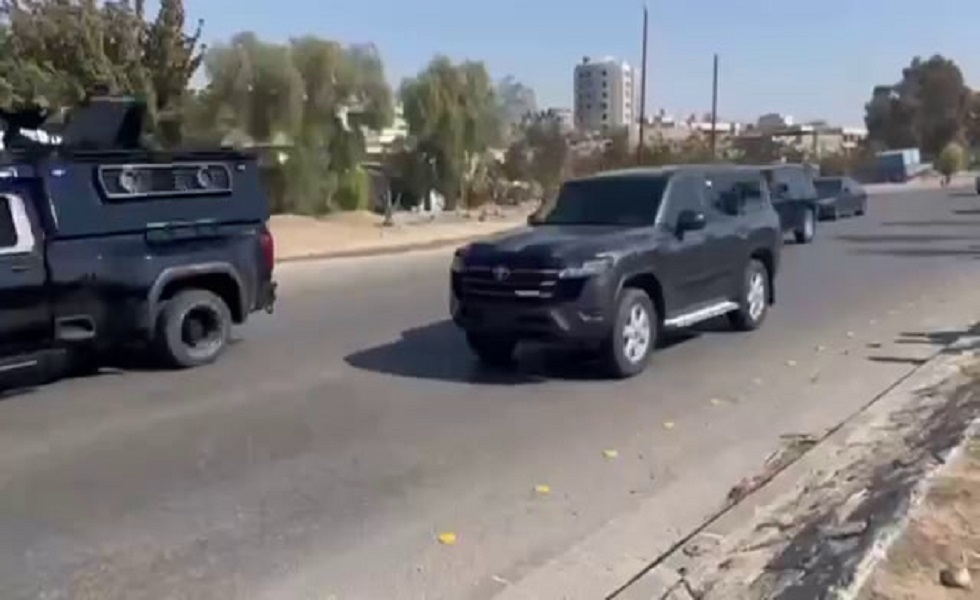 فيديو لموكب أمير قطر متجها من مطار دمشق باتجاه قلب العاصمة