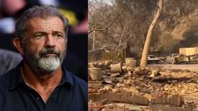 الفنان العالمي ميل غيبسون يخسر قصره جراء حرائق الغابات (فيديو)